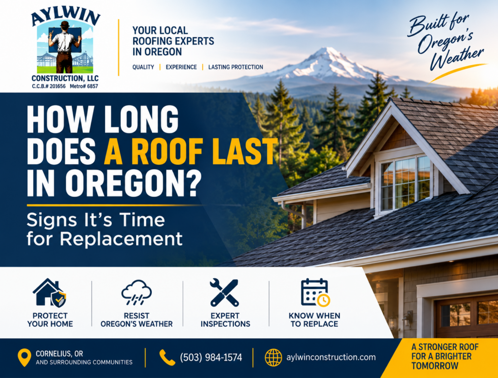 How Long Does a Roof Last in Oregon Signs It’s Time for Replacement